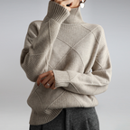 Women's Turtleneck Sweater – Winter Knit Sweater – Penelope
