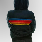 Women's Waterproof Hooded Jacket – Lightweight Zip Front Rain Jacket