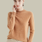 Women's Roll Neck Sweater – Fitted Turtleneck Winter Sweater