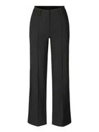 Women's High Waist Dress Trousers – Tailored Wide Leg Fitted Waist Pants