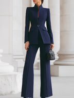 Women's Work Set – Blazer Pants Two-Piece Set – Sharie