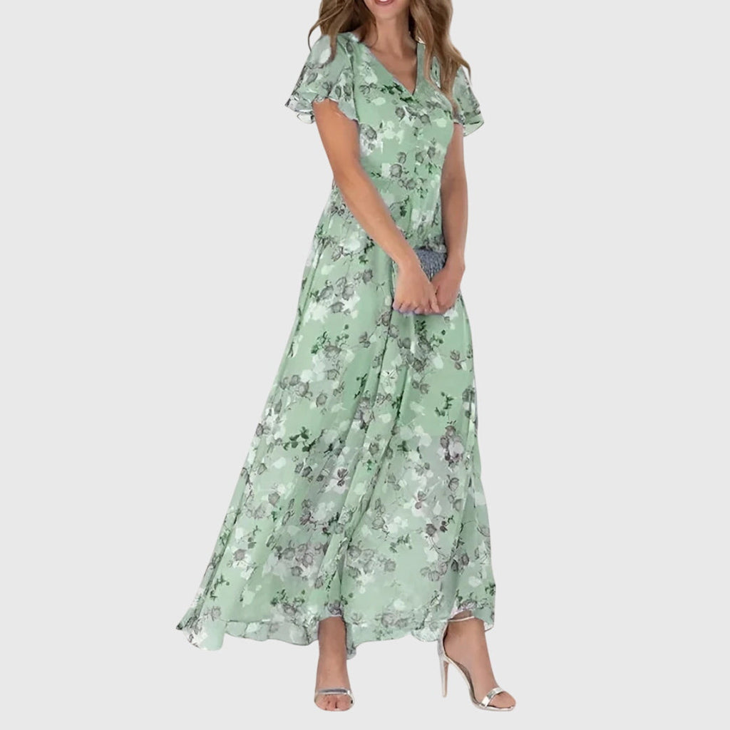 Women's Maxi Dress – Flattering Fit Occasion Dress – Elaria