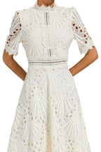 Women's Lace Midi Dress – Wedding Guest Dress