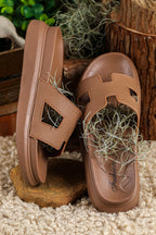 Women's Slippers with Cushioned Footbed and Open Toe