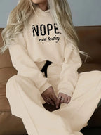 Women's Graphic Tracksuit Set – Wide Leg Hoodie Set