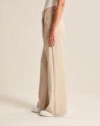 Women's High Waist Flare Pants – Fitted Flared Leg Dress Trousers