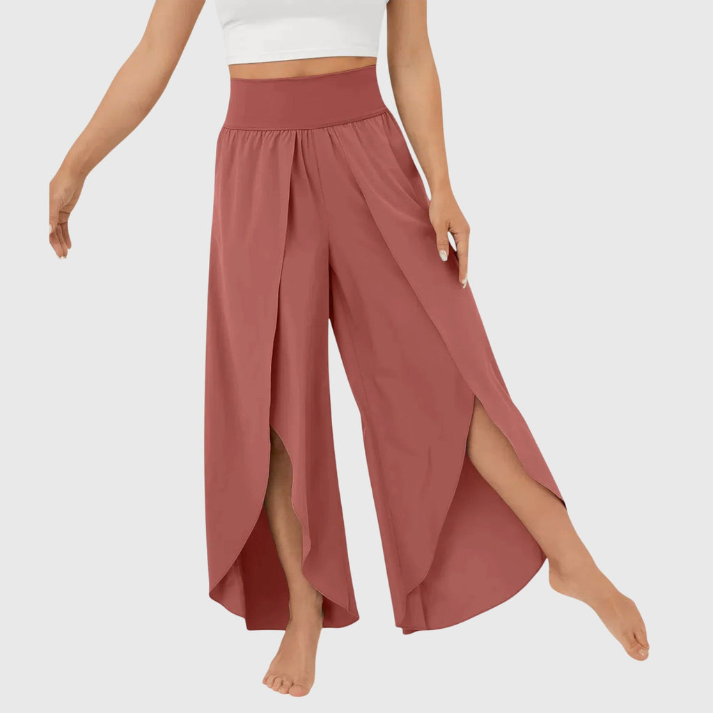Women's Wide Leg Pants – Boho Casual Pants – Magdalena