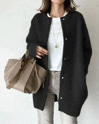 Women's Long Sleeve Open Cardigan – Relaxed Everyday Layering Cardigan