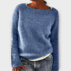 Women's Icelandic Pattern Sweater – Nordic Crew Neck Winter Pullover