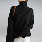 Women's Turtleneck Sweater – Knit Pullover Sweater – Myla