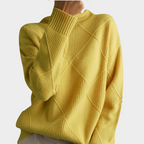 Women's Turtleneck Sweater – Classic High Neck Winter Pullover