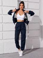 Women's Hooded Lounge Set – Zip-Up Legging Set