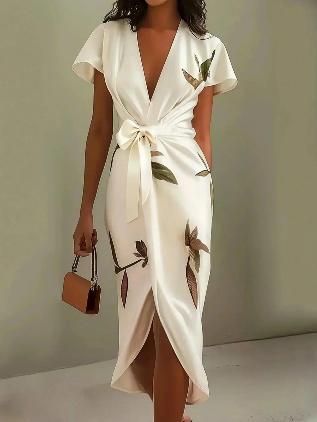 Women's Floral Day-to-Evening Dress – Flowy Feminine Occasion Dress