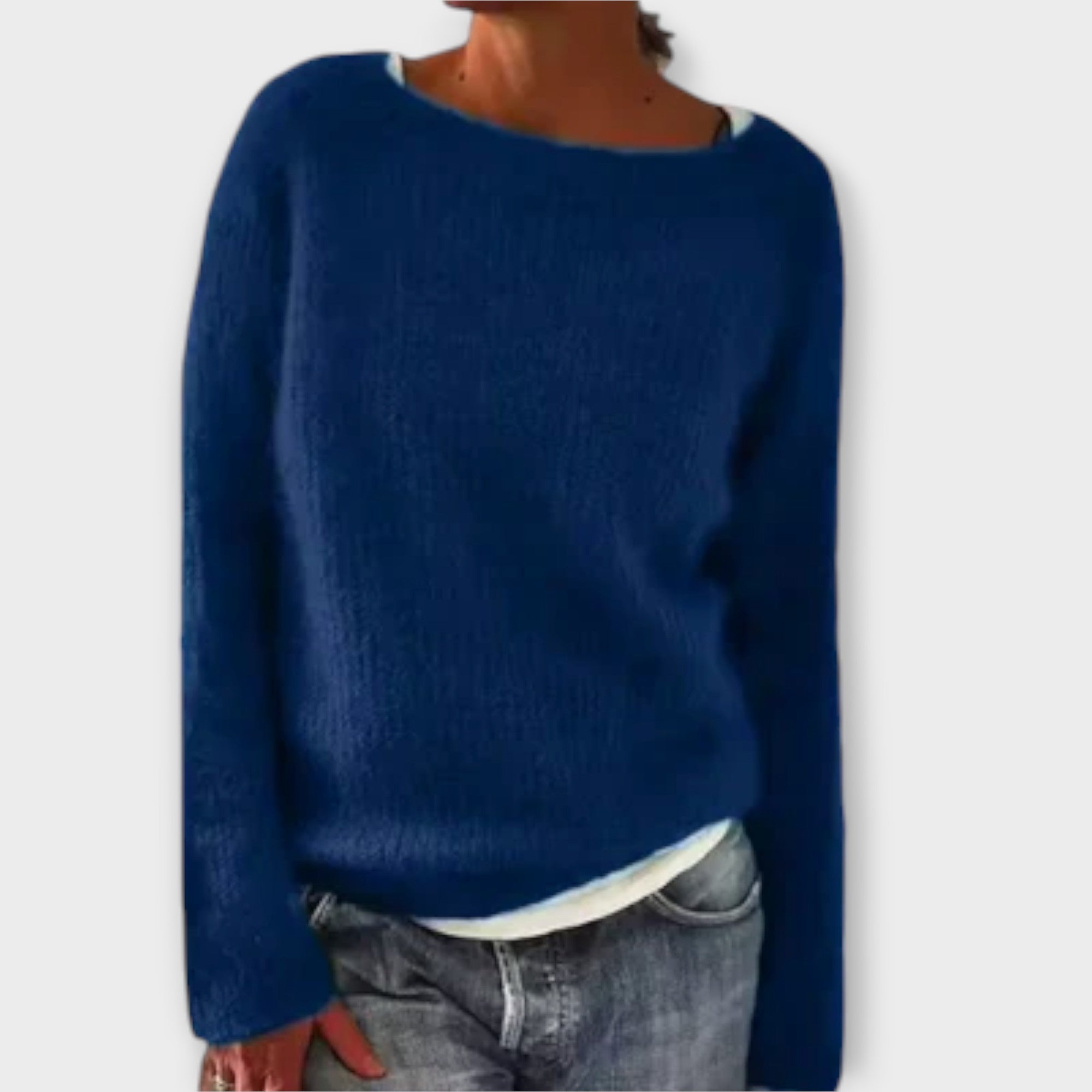 Women's Icelandic Pattern Sweater – Nordic Crew Neck Winter Pullover