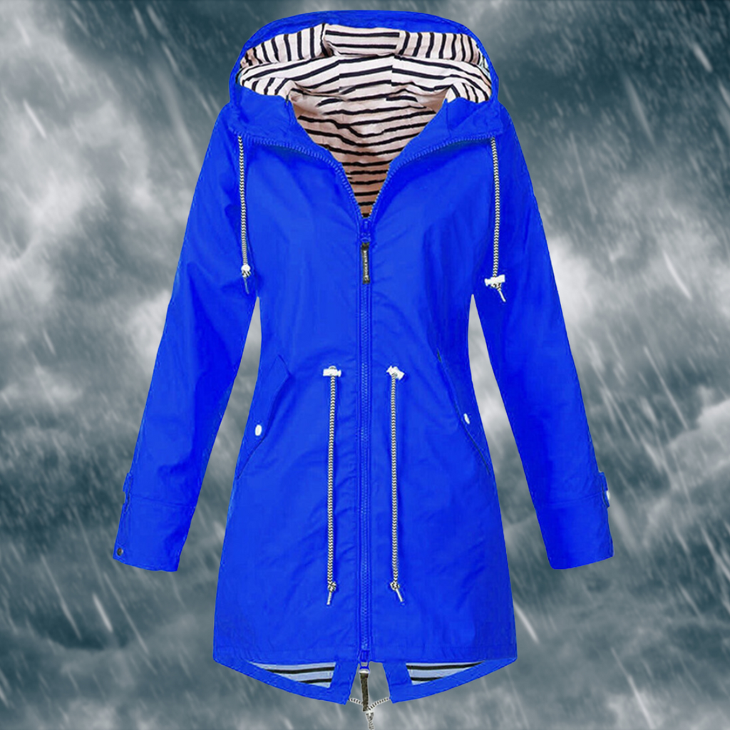 Women's Rain Jacket – Waterproof Outdoor Jacket – Glayda
