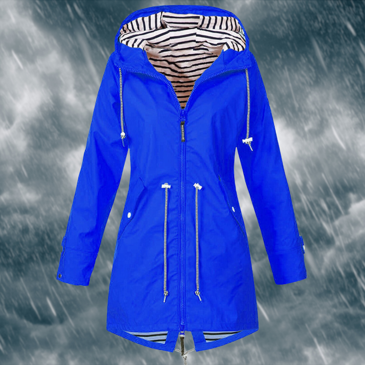 Women's Rain Jacket – Waterproof Outdoor Jacket – Glayda