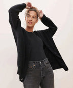 Women's Soft V-Neck Cardigan – Classic Button Front Knit Cardigan