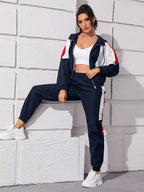 Women's Hooded Lounge Set – Zip-Up Legging Set