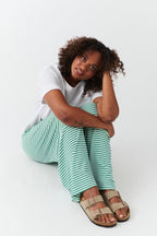 Women's Summer Pants – Striped Casual Pants – Daniela