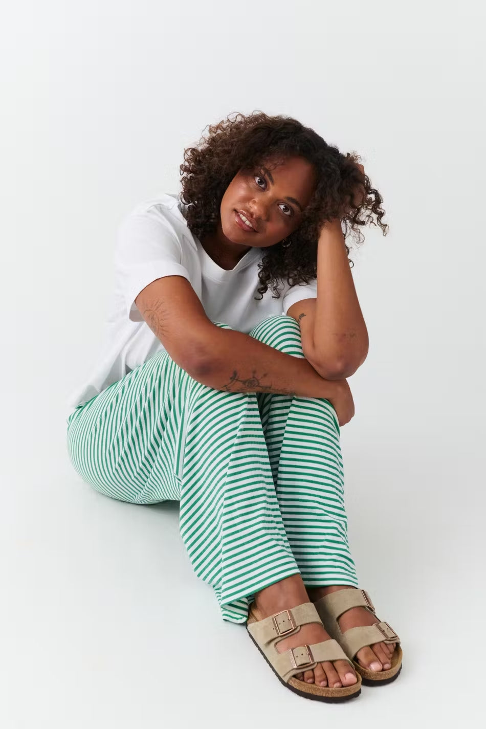 Women's Summer Pants – Striped Casual Pants – Daniela