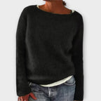 Women's Icelandic Pattern Sweater – Nordic Crew Neck Winter Pullover