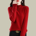 Women's Roll Neck Sweater – Fitted Turtleneck Winter Sweater
