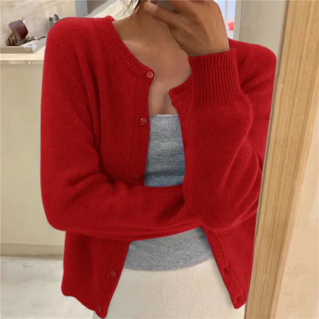 Women's Knit Cardigan – Relaxed Fit Cardigan – Sydney