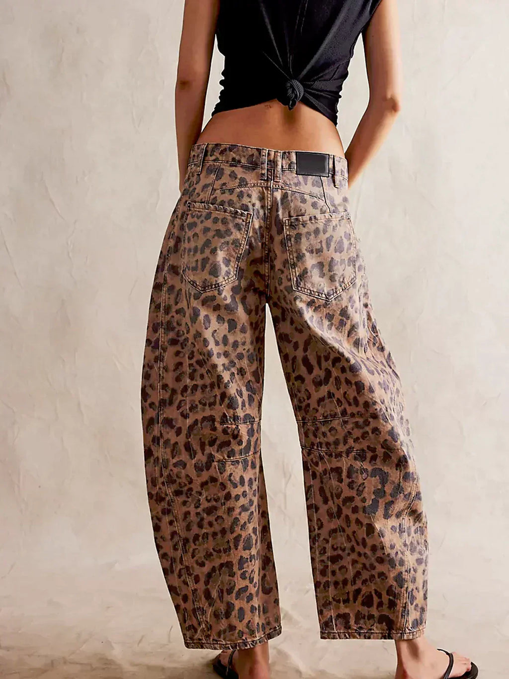Women's Wide Leg Pants – Printed Casual Pants – Gabriela