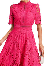 Women's Lace Midi Dress – Wedding Guest Dress