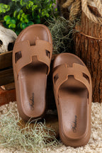 Women's Slippers with Cushioned Footbed and Open Toe