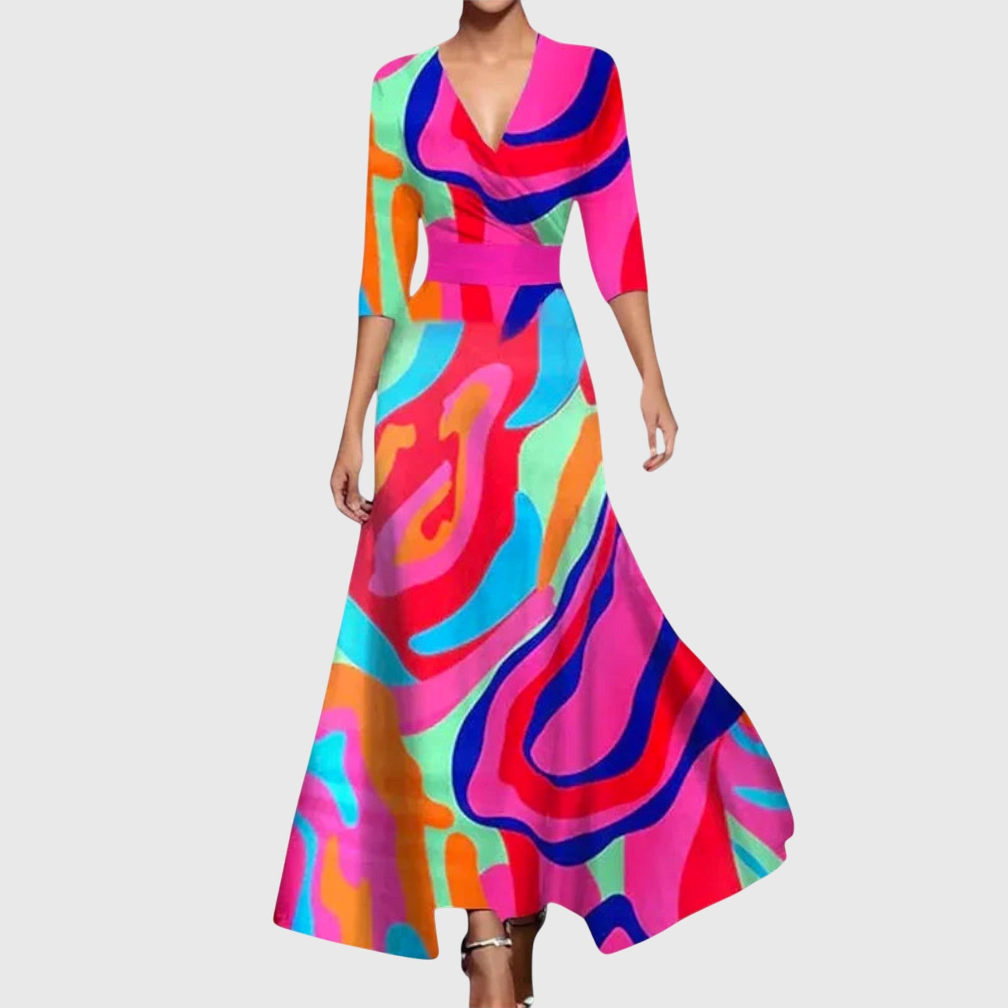 Dorothy | Elegant Long Sleeve Maxi Dress