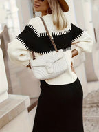 Women's Ribbed Sweater Set – Matching Knit Skirt Set