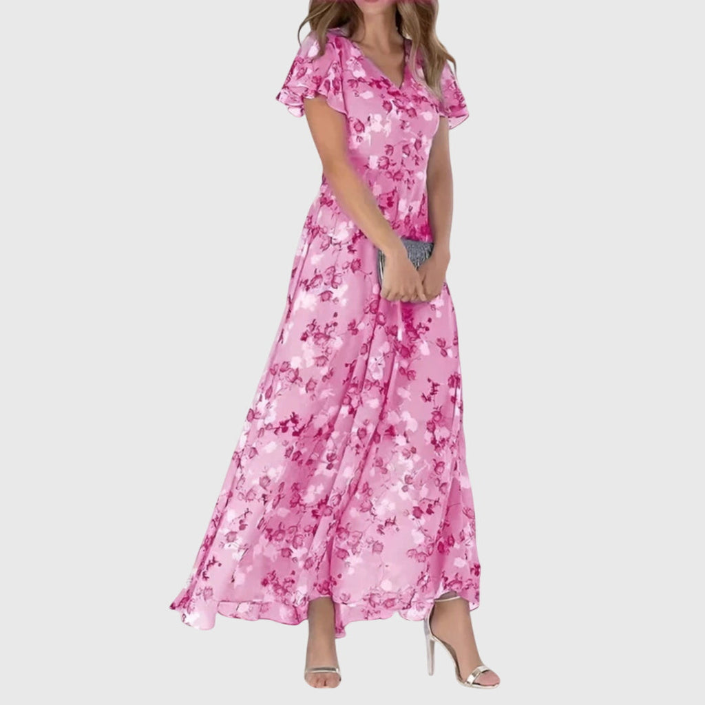 Women's Maxi Dress – Flattering Fit Occasion Dress – Elaria