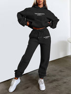 Women's Graphic Loungewear Set – Oversized Sweat Set
