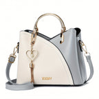 Women's Luxury Faux Leather Shoulder Bag – Designer Style Handbag – Lillian