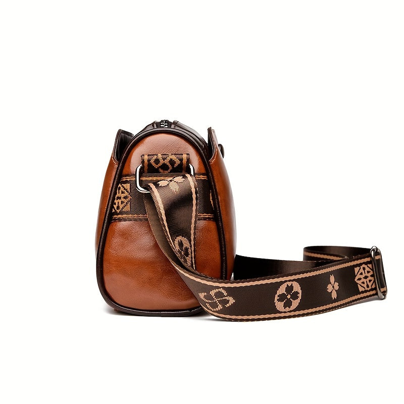 Women's Adjustable Strap Shoulder Bag – Multi-Compartment Handbag – Eleanor