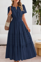Women's Boho Midi Dress – Flowy Summer Dress