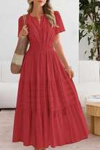 Women's Boho Midi Dress – Flowy Summer Dress