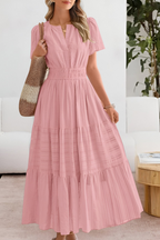 Women's Boho Midi Dress – Flowy Summer Dress