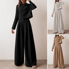 Women's Palazzo Pants Set – Relaxed Two-Piece Occasion Set