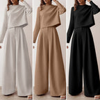 Women's Palazzo Pants Set – Relaxed Two-Piece Occasion Set