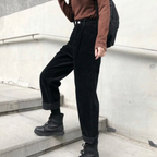 Women's Corduroy Wide Leg Pants – Casual Everyday Cord Pants