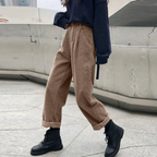 Women's Corduroy Wide Leg Pants – Casual Everyday Cord Pants