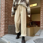 Women's Corduroy Wide Leg Pants – Casual Everyday Cord Pants