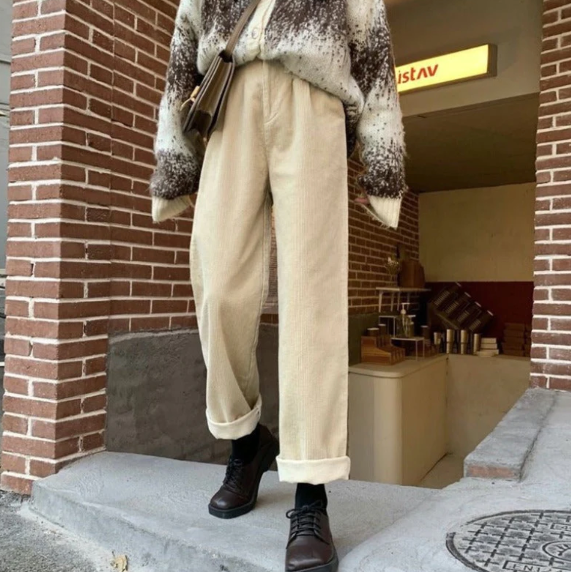 Women's Corduroy Wide Leg Pants – Casual Everyday Cord Pants