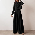 Women's Palazzo Pants Set – Relaxed Two-Piece Occasion Set