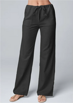 Women's Drawstring Ankle Pants – Relaxed Fit Casual Trousers