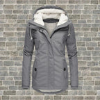 Women's Insulated Fur Hood Parka – Long Cold Weather Winter Coat