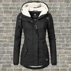 Women's Insulated Fur Hood Parka – Long Cold Weather Winter Coat