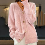 Women's Cardigan Sweater – Button Front Sweater – Lena